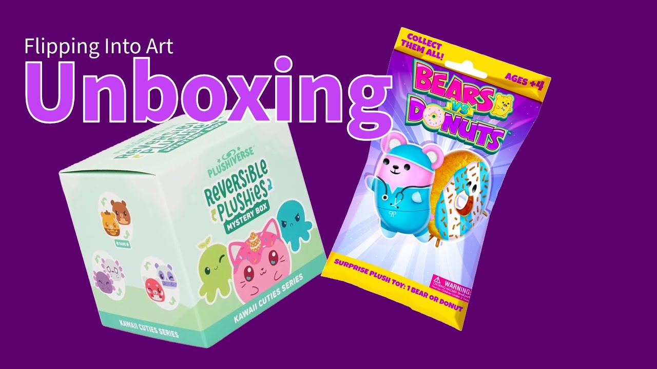 Unboxing Reversible Plushies and Bears vs Donuts
