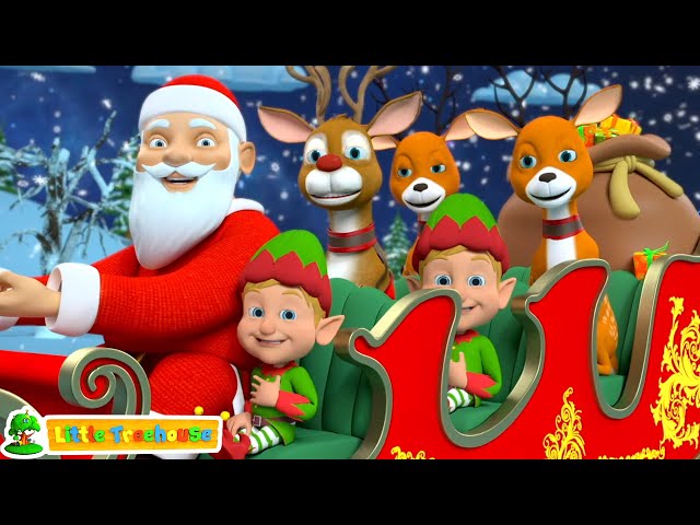 Jingle Bells,  Christmas Song, Nursery Rhymes And Cartoon Videos by Little Treehouse class=