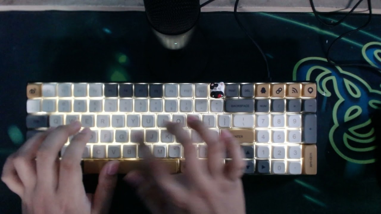 RK100 before mod keyboard (Sound Test)