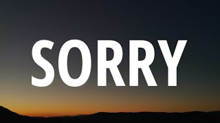 Justin Bieber - Sorry (Lyrics)