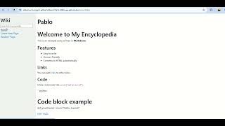 CS50 Web Proramming with Python and Java Script Project 1 by Patrick