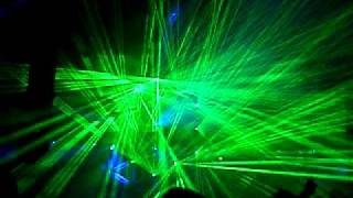 De Q-dance Feestfabriek lightshow