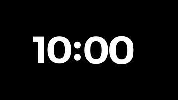10 Minutes Timer with School Bell