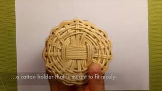 The making of a Rattan Bottle Holder : How to work out the length of Spokes