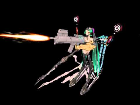 MMD　テスト　究極シーエMk-Ⅱと機関銃