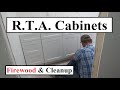 #355 - White Shaker Cabinets (Ready To Assemble) Firewood & Cleanup