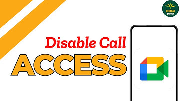 How to Remove My Google Account from Calling in Google Meet ?