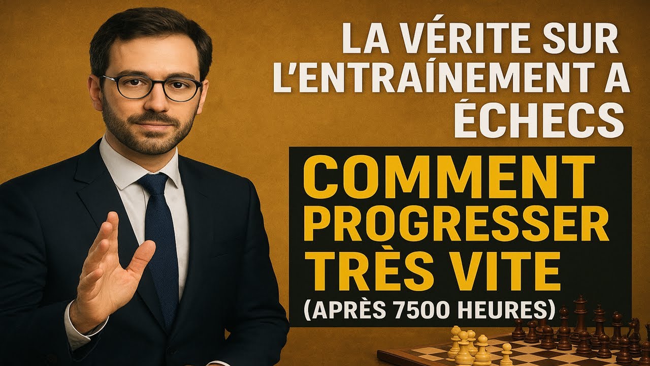 La VÉRITÉ sur l'entraînement aux échecs : Comment progresser très vite (après 7500 heures)