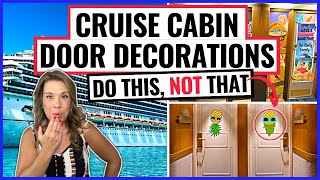 CRUISE CABIN DOOR DECORATIONS: Tips, Rules & Everything You NEED to Know!