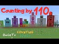 Counting by 110s song  minecraft numberblocks counting songs  math and number songs for kids