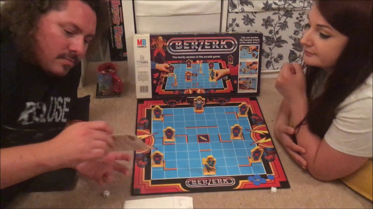 Berzerk arcade game - board game - YouTube