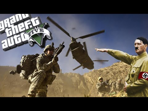GTA 5 ქართულად - მესამე მსოფილიო ომი ქალაქის აჯანყება :დ +3 ახალი მოდი