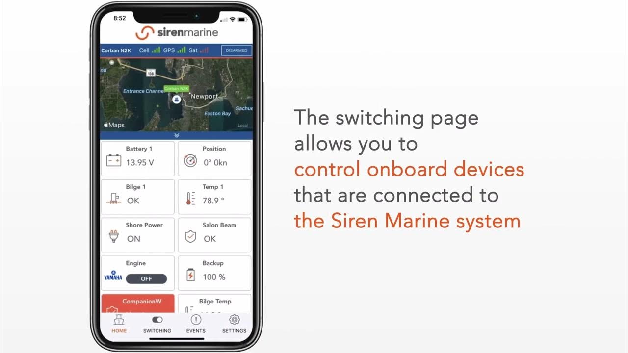 Siren Marine App Demo YouTube