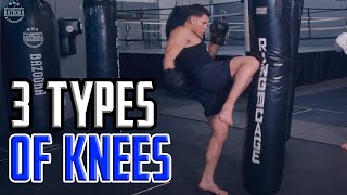 Improve Your KNEES On The Bag. 5 Technical Rounds. 3 Types Of Knees | Bazooka Bag Work