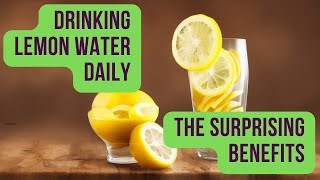 The Surprising Benefits of Drinking Lemon Water Daily #lemonwater #lemonade #healthydrinks