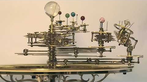 Astro-skeleton, orrery finished, and functional demonstration