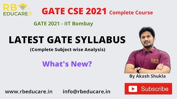 GATE 2022 LATEST SYLLABUS |  COMPUTER SCIENCE | #AkashShukla