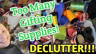 UNBELIEVABLE HOUSE DECLUTTER pt. 1: Too Many Gifting Supplies//Dumpster Diver Reality