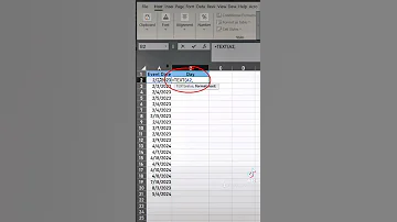 Excel Tip To Get Day Of The Week From A Date 