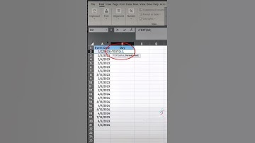 Thumbnail of Excel tip to get day of the week from a date