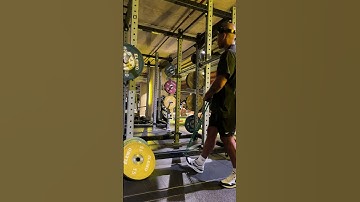 BB banded back squat band set up