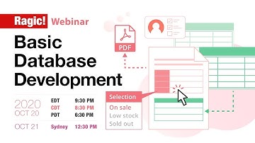 Ragic Webinar - Basic Database Development