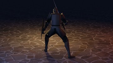 Lowpoly Knight model 01