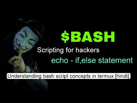 Learn bash scripting in termux | alienkrishn