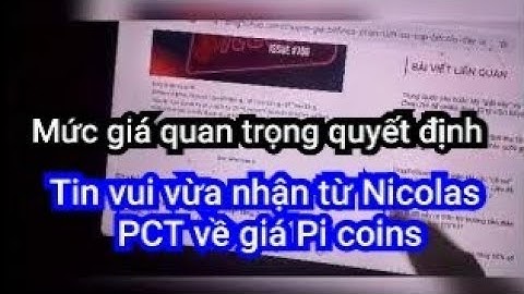 Tin nóng về giá Pi Network và mức giá quyết định xu hướng !