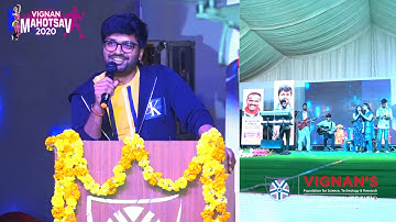 VIGNAN MAHOTSAV 2020 CHIEF GUEST  FILM DIRECTOR  ANIL RAVIPUDI