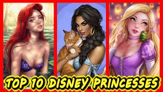 Top 10 🔥 Hottest Disney Princesses