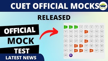 CUET MOCK TEST RELEASED || CUET OFFICAL MOCK TEST || CUET 2022