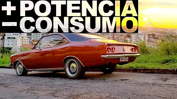 Qual o consumo do Opala 4 cilindros a gasolina?