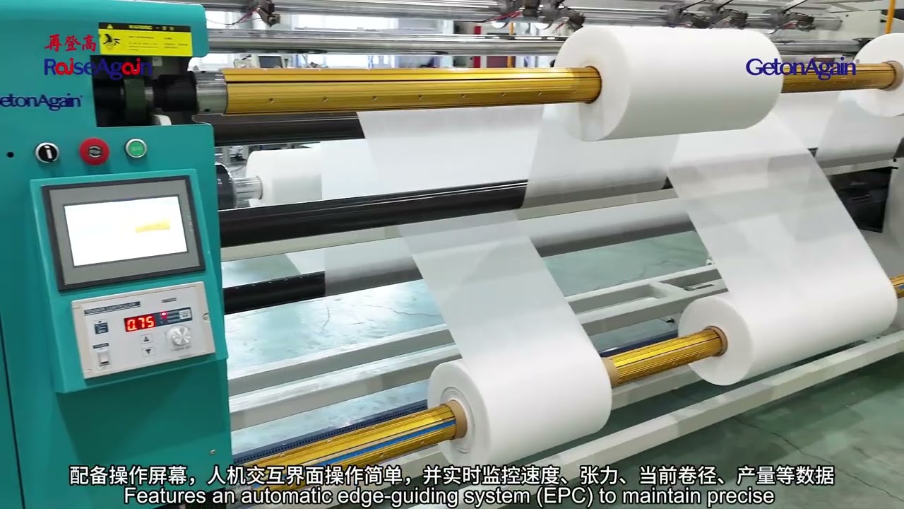 Getonagain Fully Automatic Slitting and Rewinding Machine