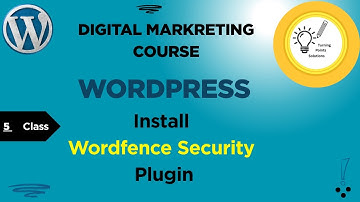How to Install Wordfence Security Plugin for Free | WordPress Full Course | WordPress Tutorial