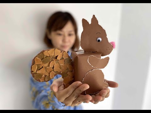 小達文西181期動物DIY - 暖冬送禮松鼠