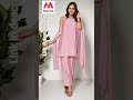 Elegant Pink Embroidered Kurta Set with Dupatta for Women#fashion #dress #festivelook