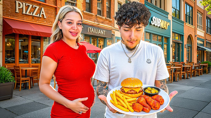 TRYING ALL OF MY FIANCÉE’S PREGNANCY CRAVINGS!!