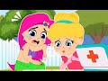 Boo boo song  princess got hurt song  nursery rhymes for kids  princess playtime  