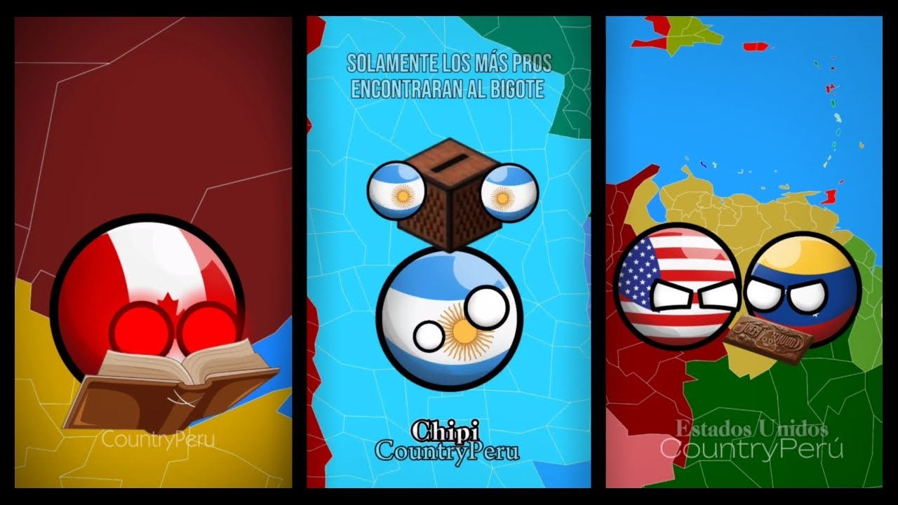 Recopilacion de mis videos de CountryBalls (Temporada 6?) #humor #memes #countryballs #viral