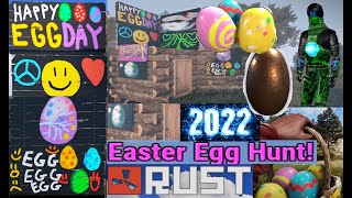 Happy Egg Day 2022! Rust Easter Egg Hunt!! Prizes!! Rewards!! Eggs! Easter Event Is Back! [2mins]