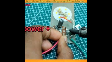 How to make a dc voltage regulator at home | #shorts