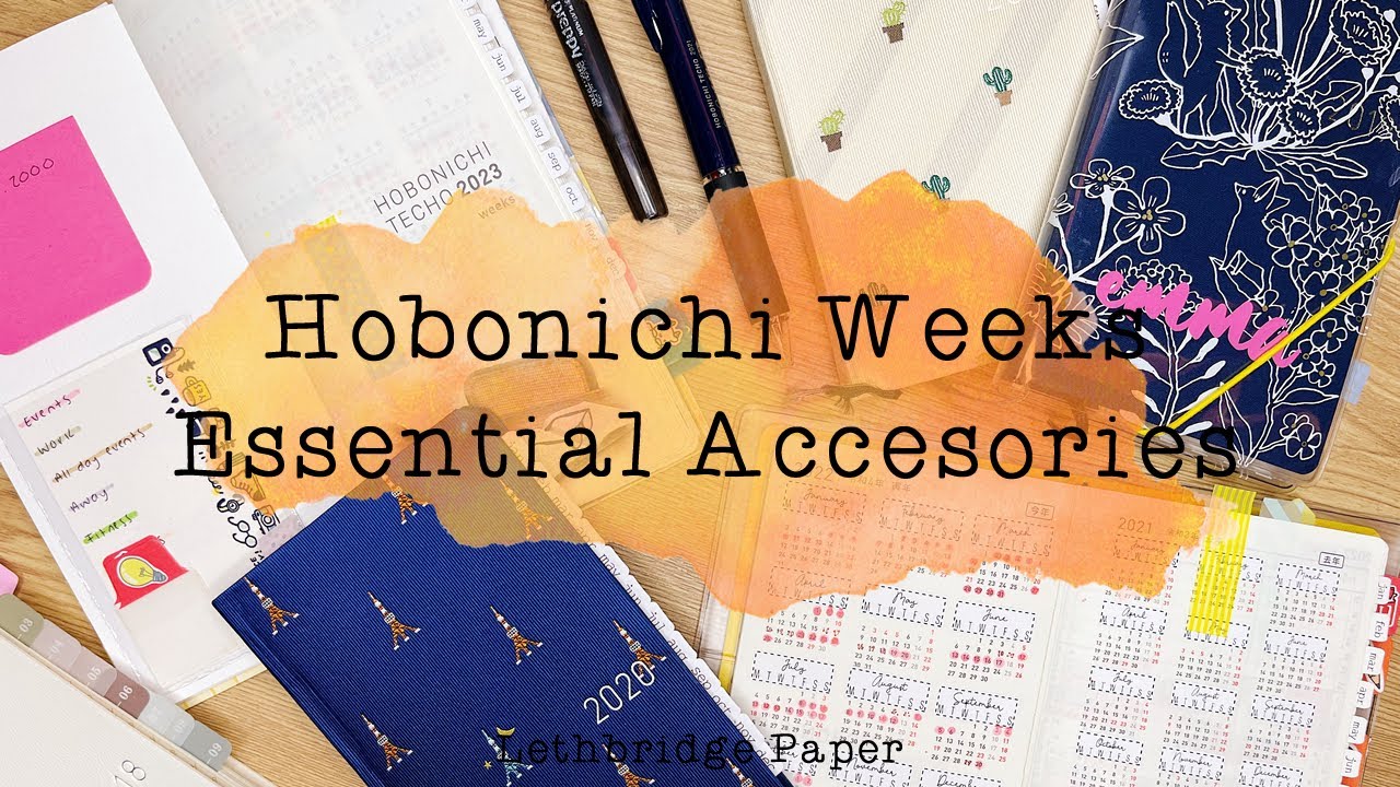 Hobonichi Weeks Essential Accessories to Set Up Your Planner 