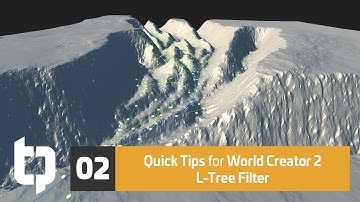 World Creator 2 Quick Tips | L-Tree Filter: Structure | #2