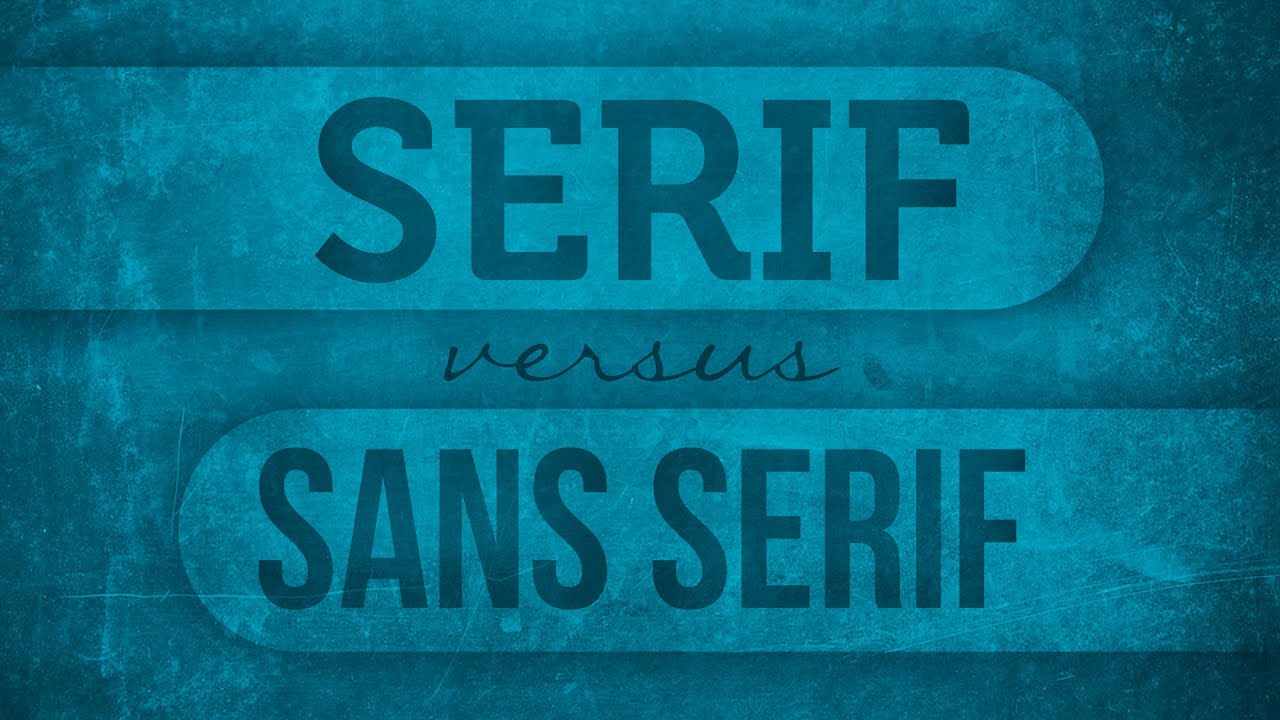 Serif vs. Sans for Text in Print