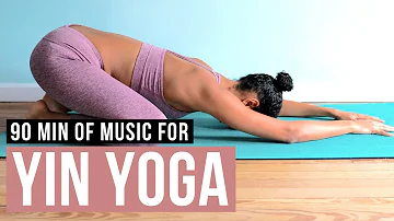 Yin Yoga Music. 90 minutes of Music for Yin Yoga. Piano Music Yoga Class