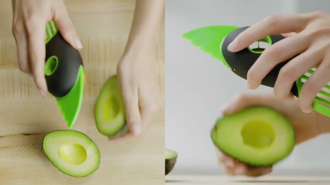 OXO Good Grips 3-in-1 Avocado Slicer, White/Black