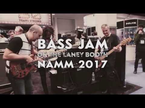 Bass Jam on the Laney NAMM booth 2017