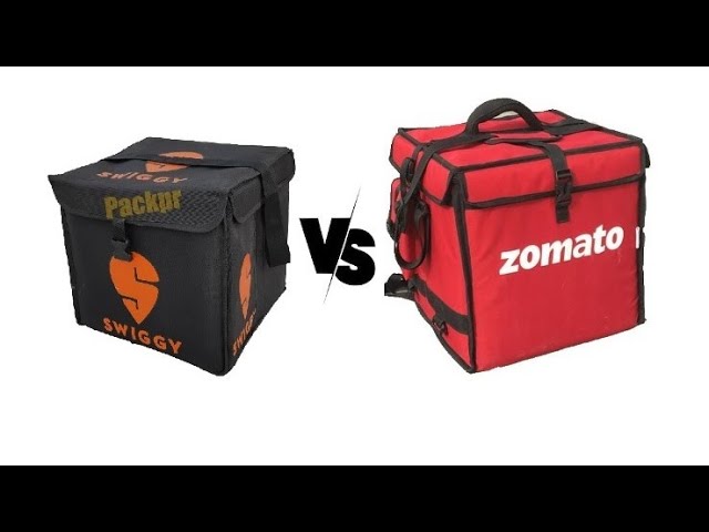 Red And Black Polyester Zomato Food Delivery Bags at Rs 550/piece in New  Delhi