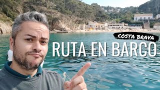 Ruta en BARCO por la COSTA BRAVA! Desde Palamós a Aiguablava, Begur!